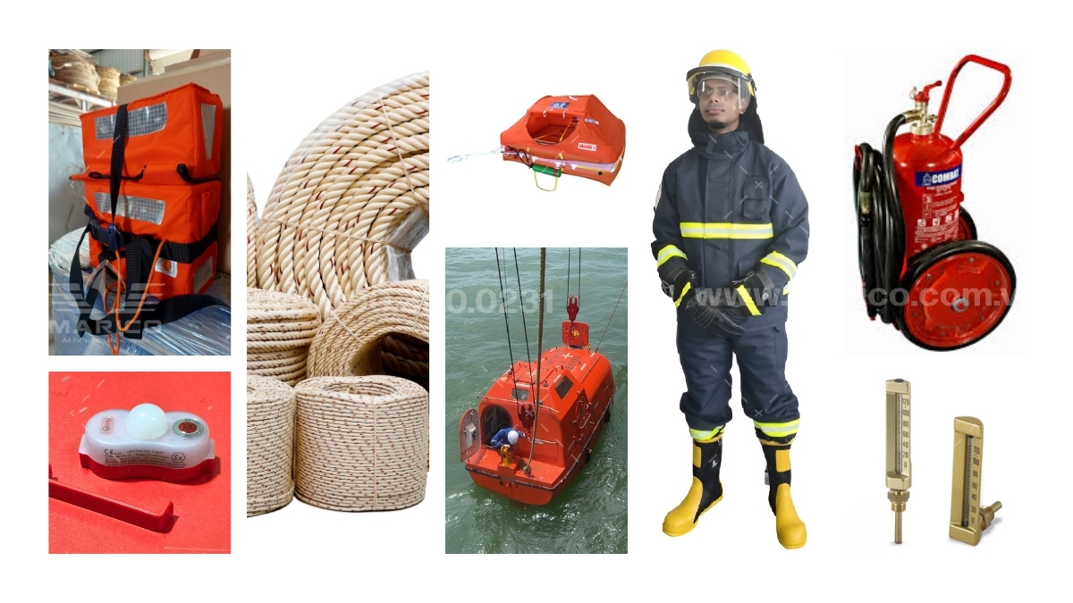 MARICO có danh mục vật tư hàng hải đa dạng