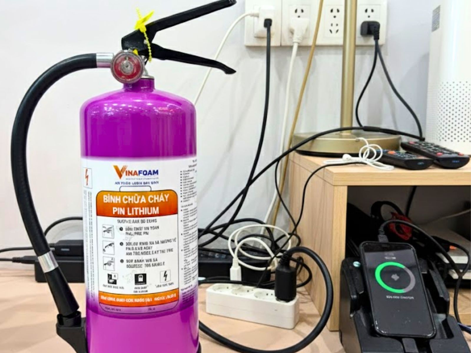 Bình chữa cháy thiết bị điện