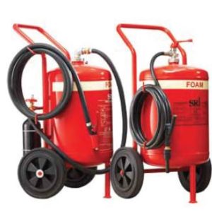 Foam Fire Extinguisher On Trolley EN 1866